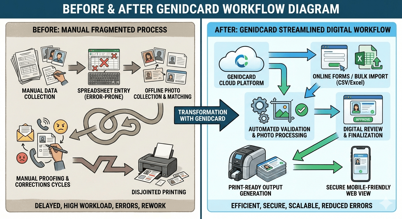 Before and After: Process Transformation
